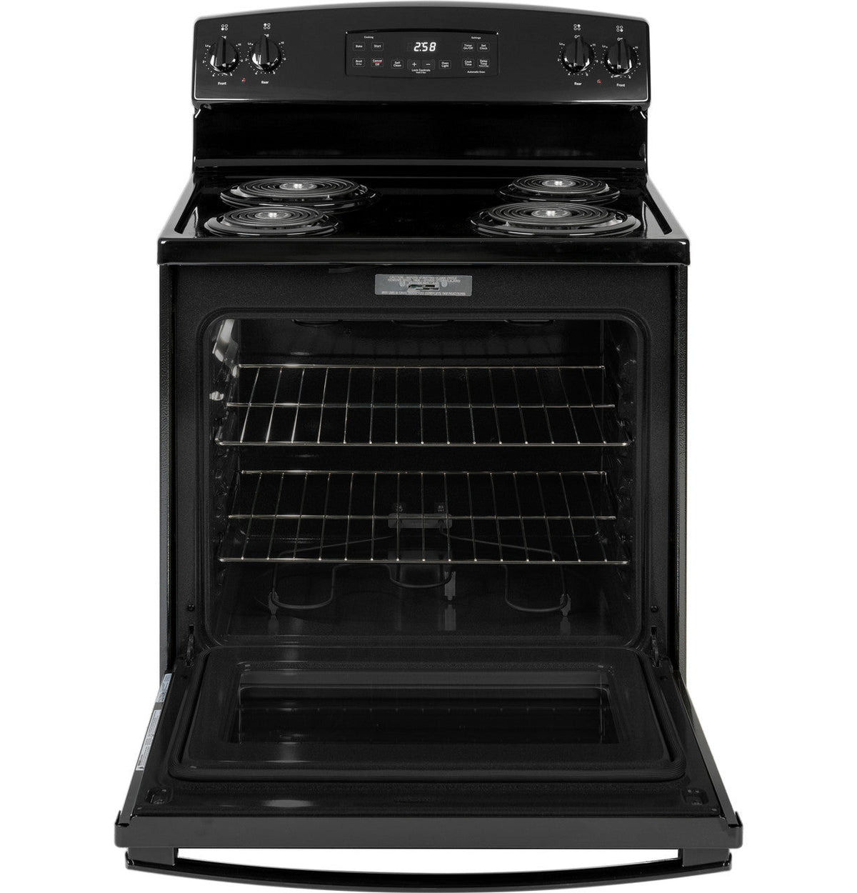 GE 30 in. 5.3 cu. ft. Electric Range with Self-Cleaning Oven in White