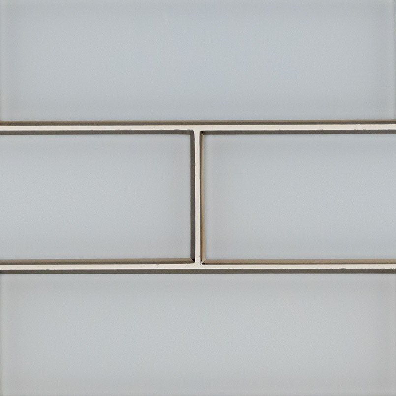 MSI Ice Bevel 4 in. x 12 in. Matte Glass White Subway Tile (5 sq. ft./case)