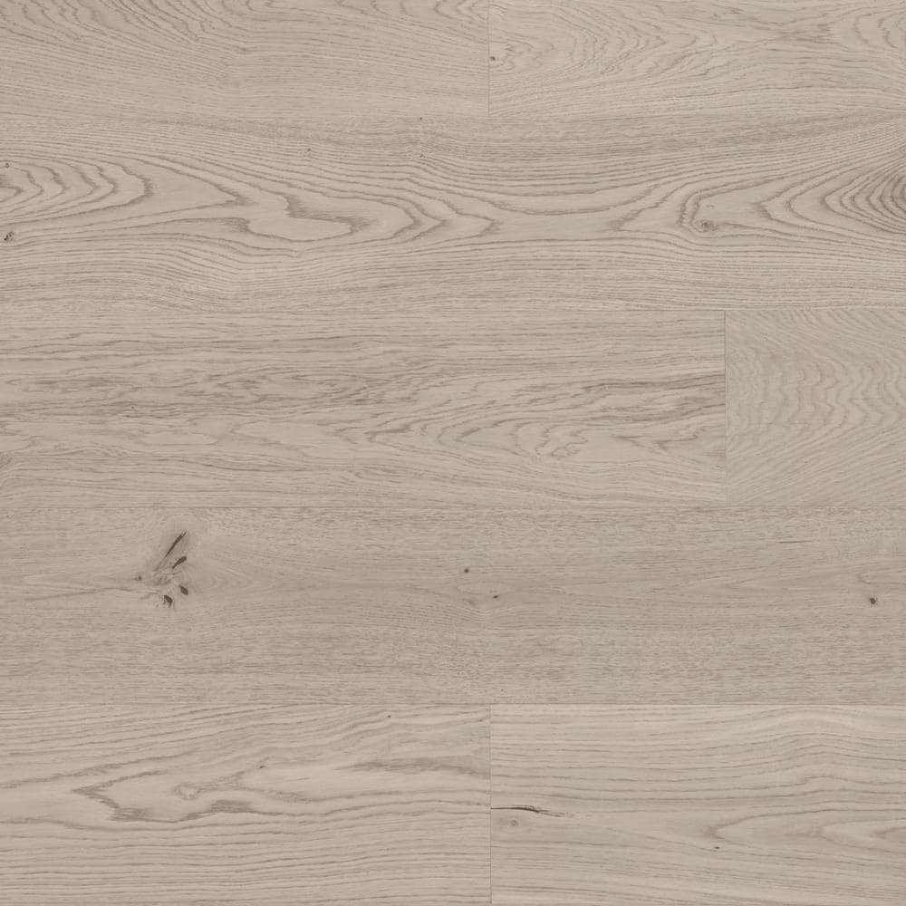 ASPEN FLOORING Ice Caps White Oak 9/16 in. T x 8.66 in. W Tongue and Groove Smooth Engineered Hardwood Flooring (31.25 sqft/case)