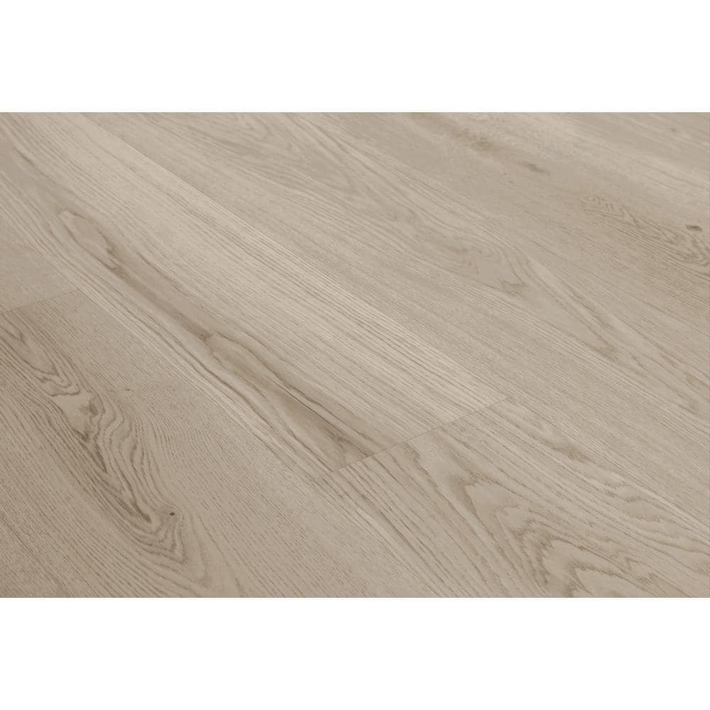 ASPEN FLOORING Ice Caps White Oak 9/16 in. T x 8.66 in. W Tongue and Groove Smooth Engineered Hardwood Flooring (31.25 sqft/case)