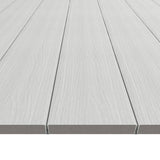 NewTechWood 1 in. x 6 in. x 8 ft. Icelandic Smoke White Solid Composite Decking Board, UltraShield Natural Cortes
