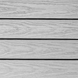 NewTechWood UltraShield Naturale 1 ft. x 1 ft. Quick Deck Outdoor Composite Deck Tile Sample in Icelandic Smoke White
