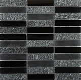 Emser Illumina 11-Pack Halo Stone and Glass Border Tile (12-in x 12-in)