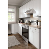 Diamond NOW Arcadia 18-in W x 35-in H x 23.75-in D Truecolor White Door and Drawer Base Stock Cabinet