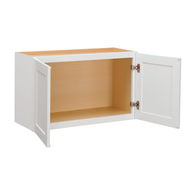 Diamond NOW Arcadia 30-in W x 18-in H x 12-in D TrueColor White Door Wall Stock Cabinet