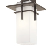 Kichler Caterham Olde Bronze Traditional Opal Glass Lantern Pendant Light