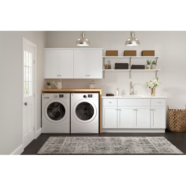 Diamond NOW Arcadia 21-in W x 30-in H x 12-in D TrueColor White Door Wall Stock Cabinet