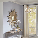 Kichler Layla 3-Light Brushed Nickel Modern/Contemporary Chandelier, 20 in H x 17.2 in Dia