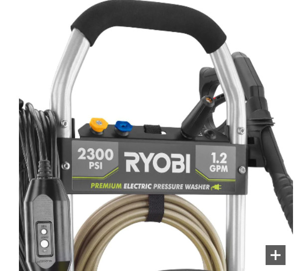 RYOBI Reconditioned 2,300 PSI 1.2 GPM High Performance Electric Pressure Washer