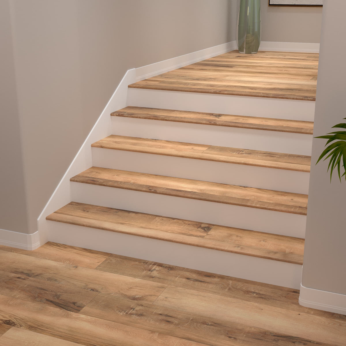 Cali Bamboo Vinyl Pro Classic 2.07-in x 72.83-in Nantucket Harbor Prefinished Stair Nosing