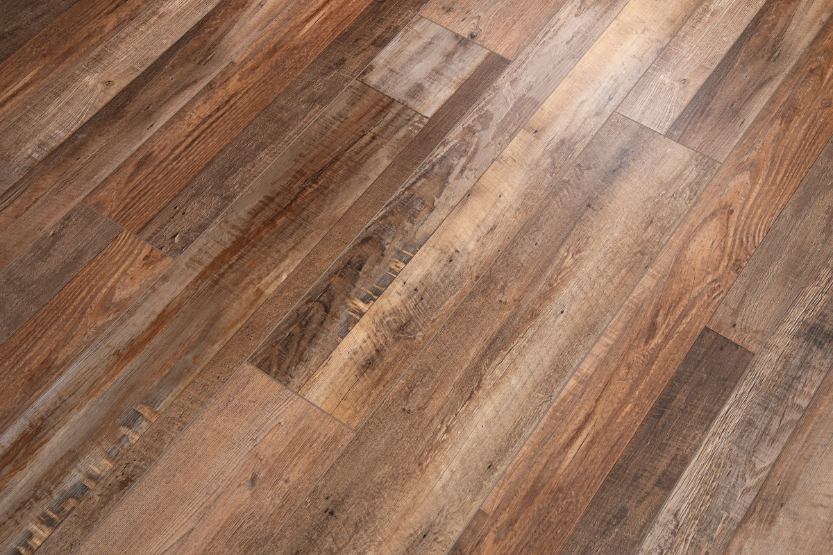 CALI Vinyl Mute Step Redefined Pine 6.5 mm x 7 in. W x 48 in. L Water-Resistant Luxury Vinyl Plank Flooring (24.03 sq. ft./case)