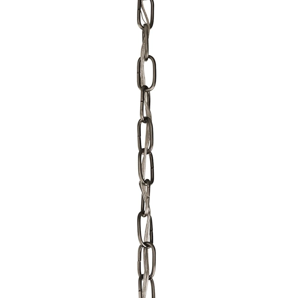 Kichler Serene Classic Pewter Textured Glass Linear LED Kitchen Island Light, 36.5 in