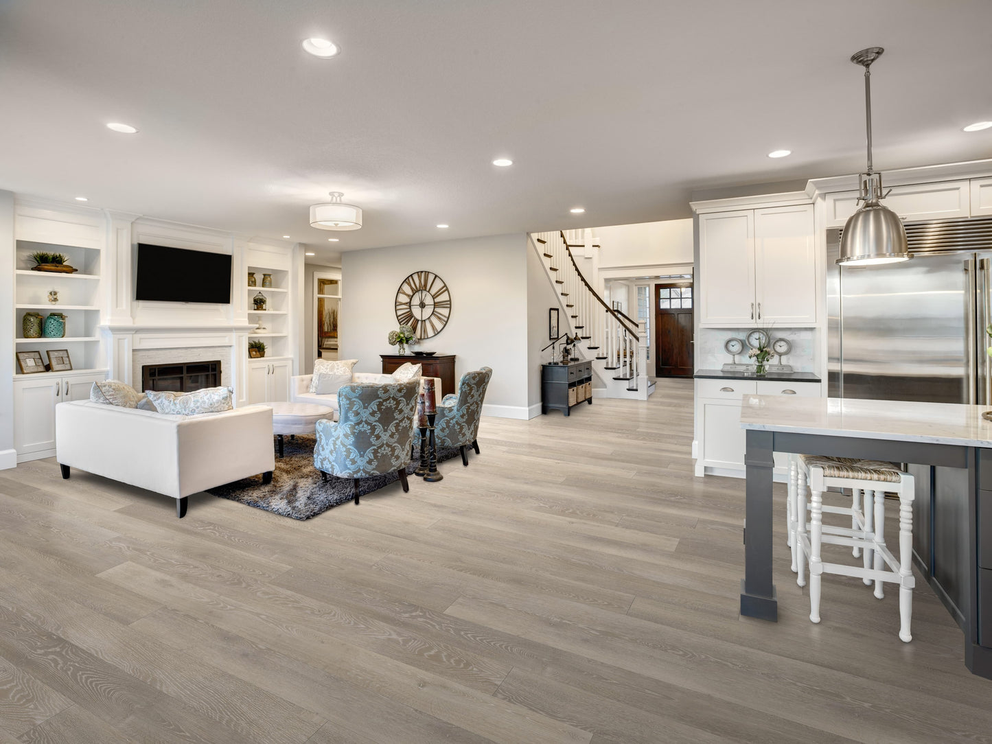 CALI Longboards Vinyl Pro Whitewater Oak 9-in W x 8-mm T Waterproof Interlocking Luxury Vinyl Plank Flooring, 26.62-sq ft/Case