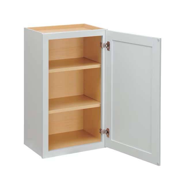 Diamond NOW Arcadia 18-in W x 30-in H x 12-in D Truecolor White Door Wall Stock Cabinet