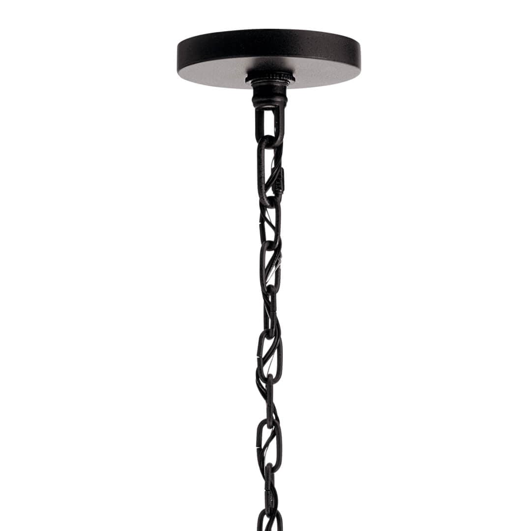Kichler Barrington 9-Light Chandelier, Anvil Iron & Distressed Antique Gray, 30 in. Dia