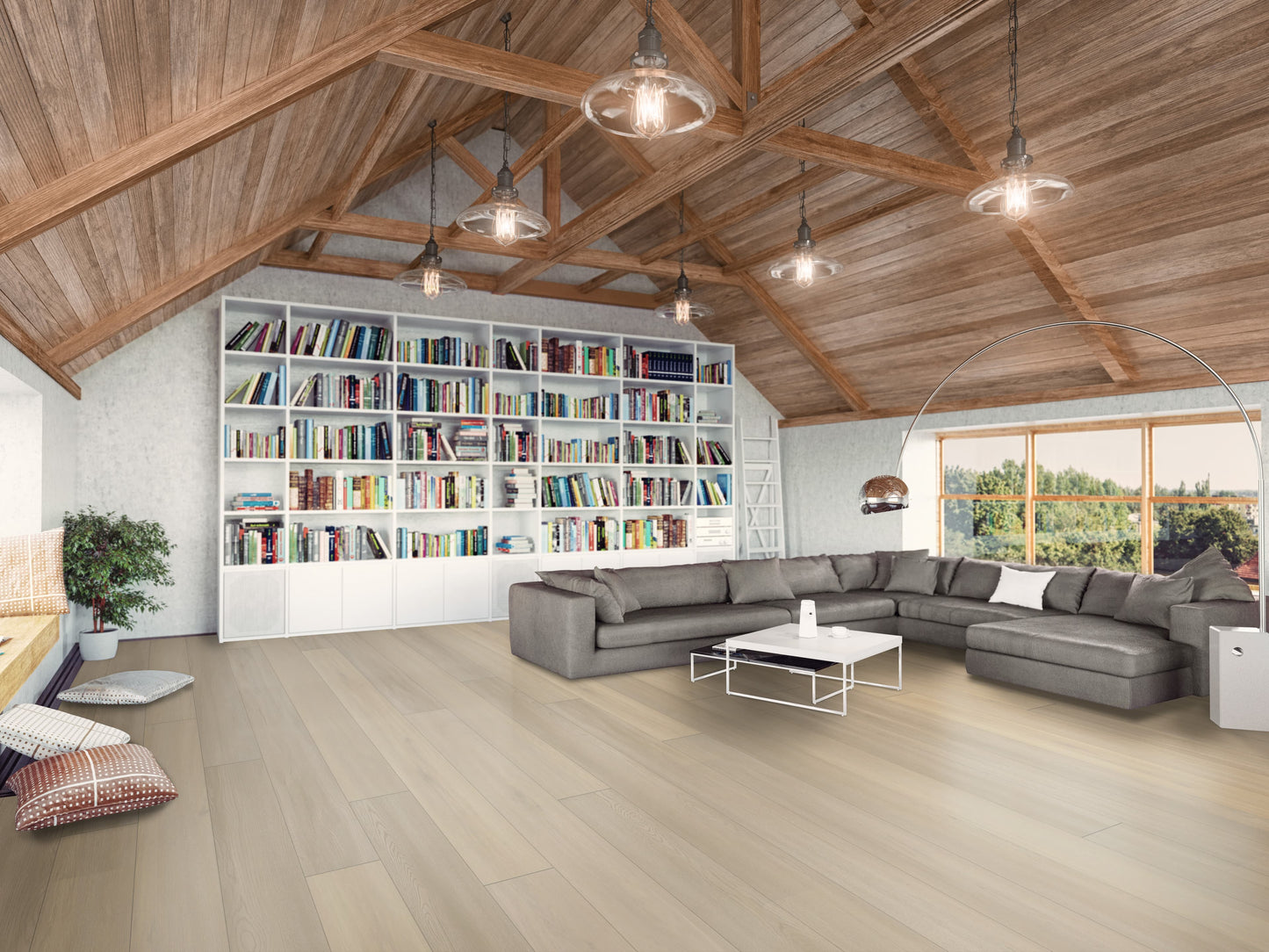 CALI Vinyl Legends Dawn Patrol 9-in Wide x 12-mm Thick Water-Resistant Interlocking Luxury Vinyl Plank Flooring (22.44-sq ft)