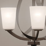 Kichler Layla 3-Light Chandelier, Olde Bronze, 20 in H x 17.2 in Dia