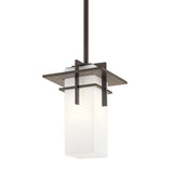 Kichler Caterham Olde Bronze Traditional Opal Glass Lantern Pendant Light