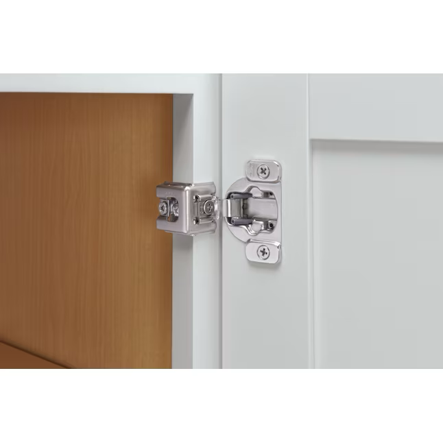 Diamond NOW Arcadia 15-in W x 35-in H x 23.75-in D TrueColor White Door and Drawer Base Stock Cabinet