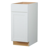 Diamond NOW Arcadia 18-in W x 35-in H x 23.75-in D Truecolor White Door and Drawer Base Stock Cabinet