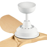 Kichler Imari 65-in Matte White LED Indoor/Outdoor Ceiling Fan with Light Kit (3-Blade)