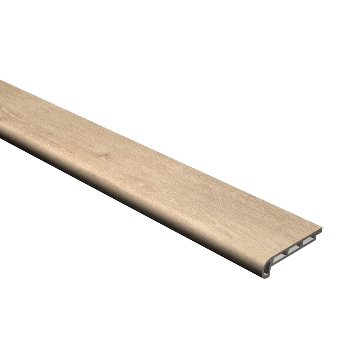 Cali Bamboo Vinyl Pro Stair Nosing 2.07-in x 72.83-in Aged Hickory Prefinished Stair Nosing