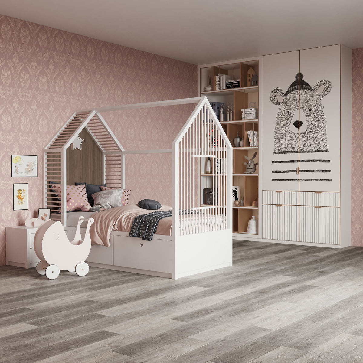CALI Aqua Tough Alderwood 4.7‑mm x 7‑3/32‑in W x 48‑in L Waterproof Luxury Vinyl Plank Flooring (23.77‑sq ft/case)