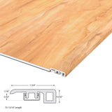 Cali Bamboo Blonde Ale 1.37-in x 72.83-in Vinyl Floor Threshold