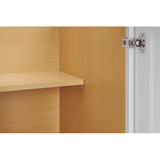Diamond NOW Arcadia 15-in W x 35-in H x 23.75-in D TrueColor White Door and Drawer Base Stock Cabinet