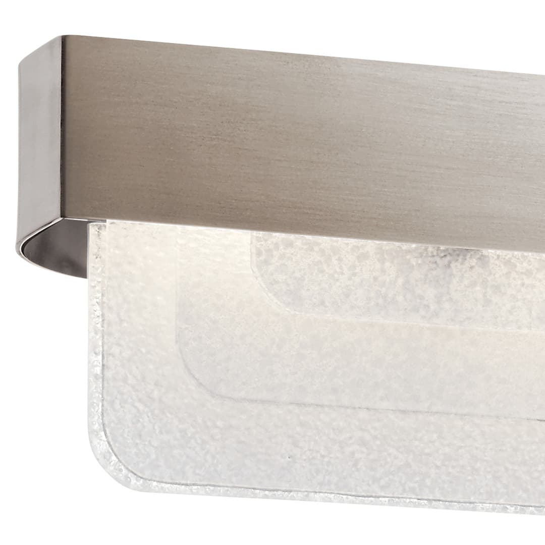 Kichler Serene Classic Pewter Textured Glass Linear LED Kitchen Island Light, 36.5 in