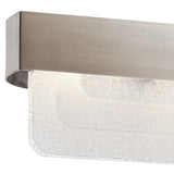 Kichler Serene Classic Pewter Textured Glass Linear LED Kitchen Island Light, 36.5 in
