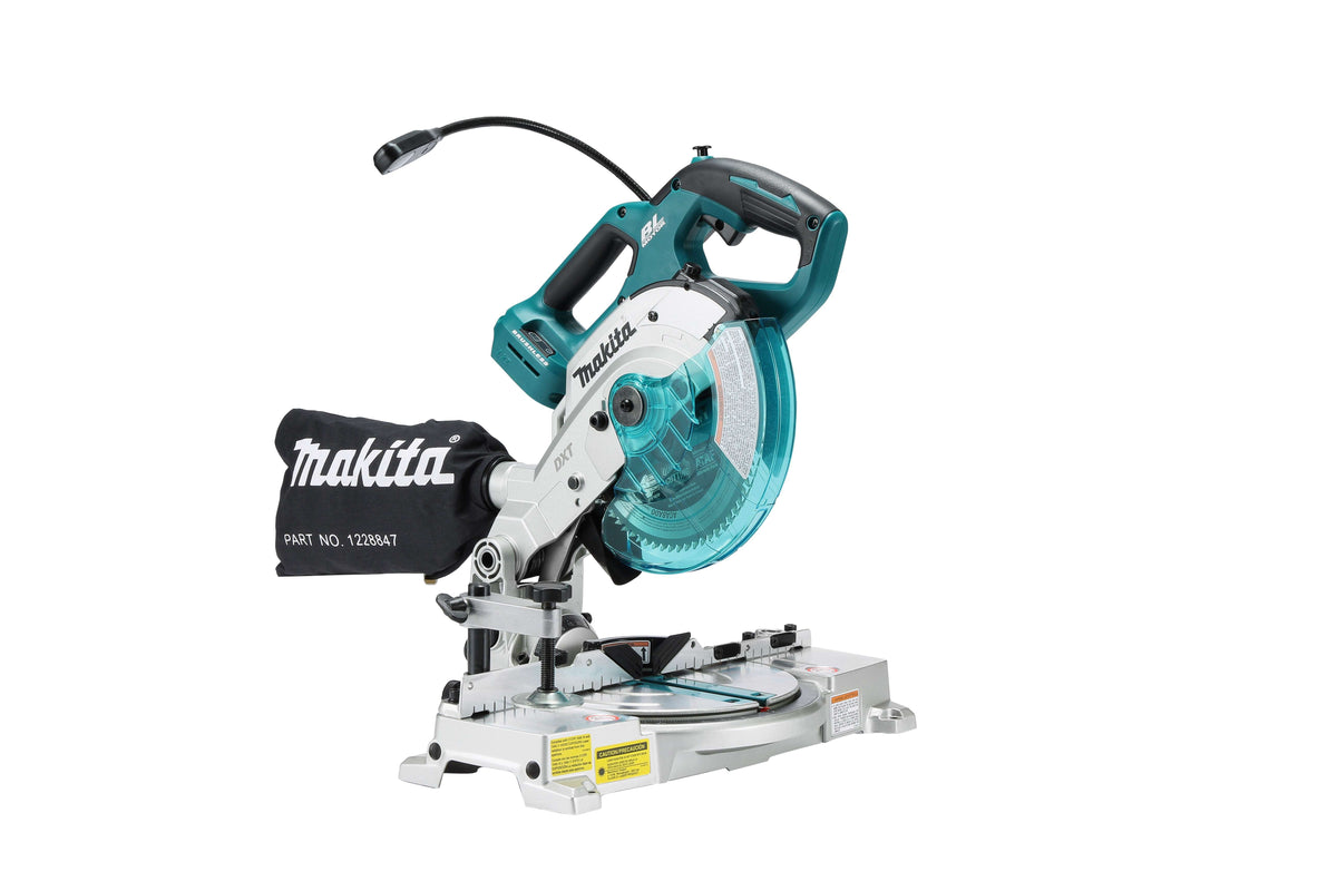 Makita 18V LXT Lithium‑Ion Brushless Cordless 6-1/2 in. Compact Dual‑Bevel Compound Miter Saw with Laser (Tool Only)