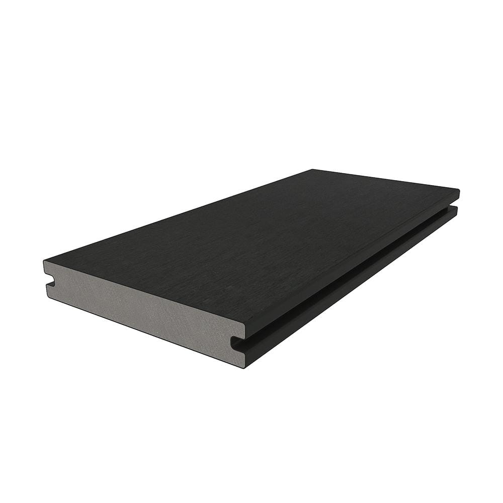 NewTechWood 1 in. x 6 in. x 8 ft. Indian Ebony UltraShield Composite Decking Board