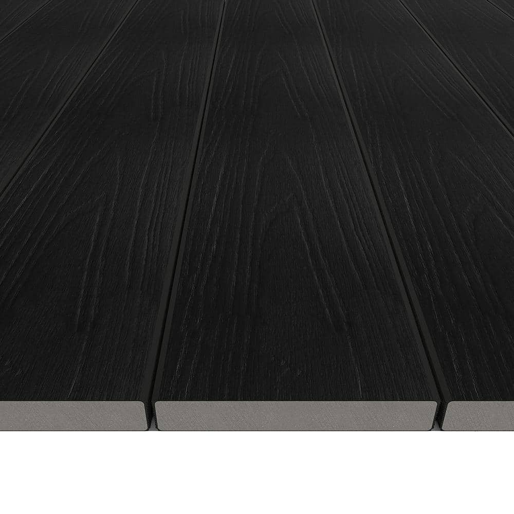 NewTechWood Indian Ebony Solid Composite Decking Board - UltraShield Natural Cortes