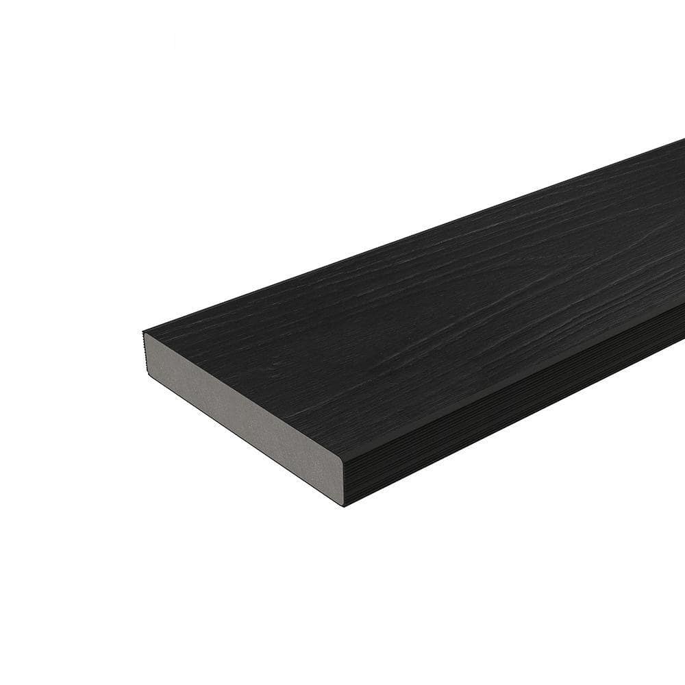 NewTechWood Indian Ebony Solid Composite Decking Board - UltraShield Natural Cortes
