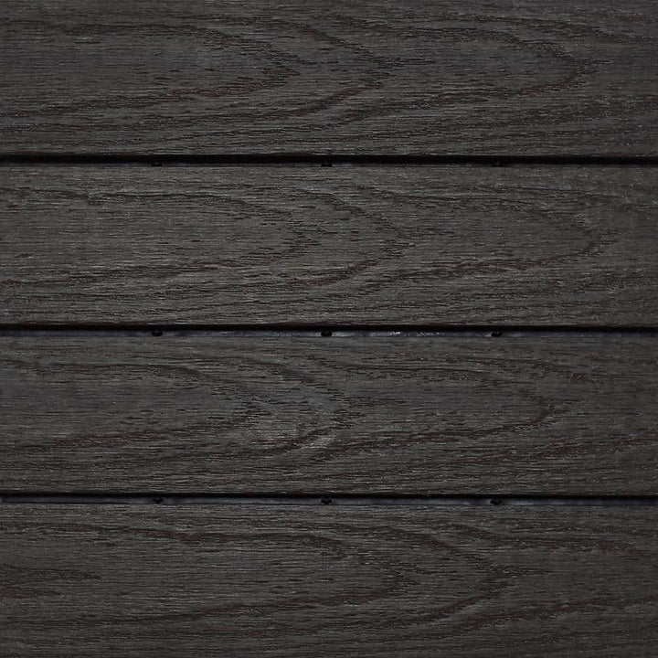 NewTechWood UltraShield Naturale 1 ft. x 1 ft. Quick Deck Outdoor Composite Deck Tile Sample in Indonesian Merbau