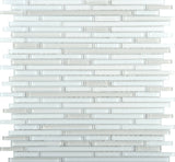 Emser Infinity Era Glass Mosaic Border Tile, 12-in x 12-in Sheet, 12-Pack