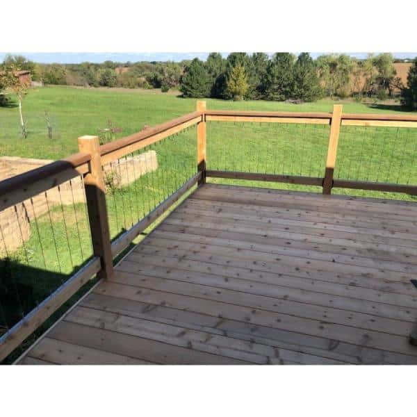 Insta-Rail Vertical Stainless Steel Cable Railing Kit for 36 in. High Railings