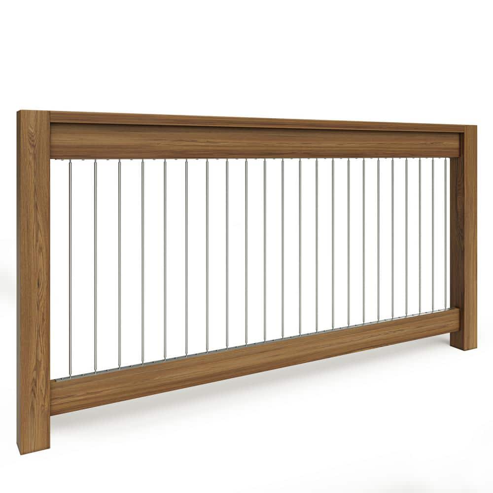 Insta-Rail 36 in. H x 72 in. W Insta Tube Vertical Stainless Steel Tube In-Fill Kit for Railings