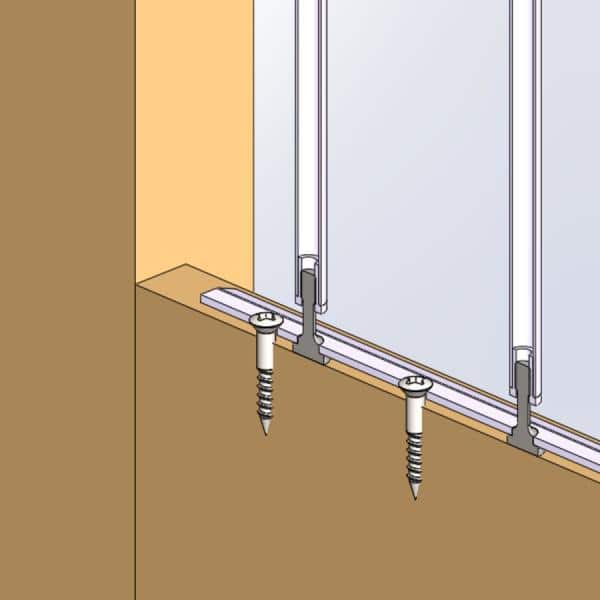 Insta-Rail 36 in. H x 72 in. W Insta Tube Vertical Stainless Steel Tube In-Fill Kit for Railings