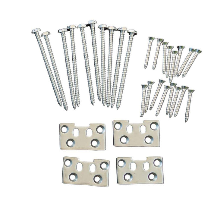 INTEX MILLWORK SOLUTIONS Providence Rail Bracket Kit, 4 Brackets and Screws, for Straight Level Rail Section