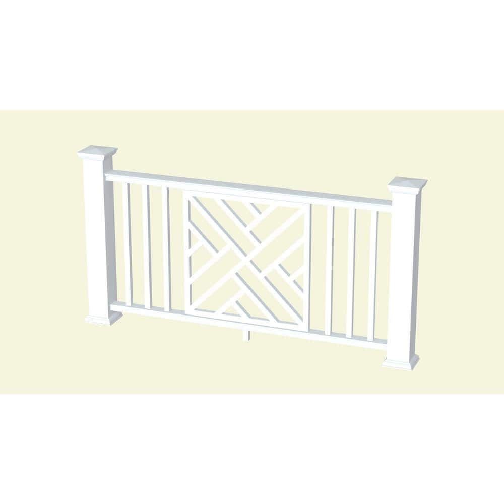 INTEX MILLWORK SOLUTIONS 1-1/4 in. x 30 in. x 30 in. Providence Decorative Insert Chippendale Pattern 1 for 36 in. Overall Rail Height