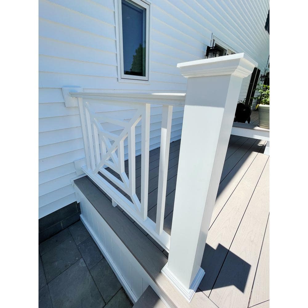 INTEX MILLWORK SOLUTIONS 1-1/4 in. x 30 in. x 30 in. Providence Decorative Insert Square Web Pattern 3 for 36 in. Overall Rail Height