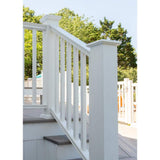 INTEX MILLWORK SOLUTIONS Providence Stair Rail Bracket Kit 2 Top Brackets 2 Bottom Brackets and Screws for Straight Rake/Stair Rail Section