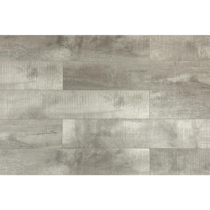 Montserrat Summa Intrepid Nickel 14 mm T x 7.75 in. W HDF Waterproof AC5 Click Lock Laminate Wood Flooring (23.09 sq. ft./case)