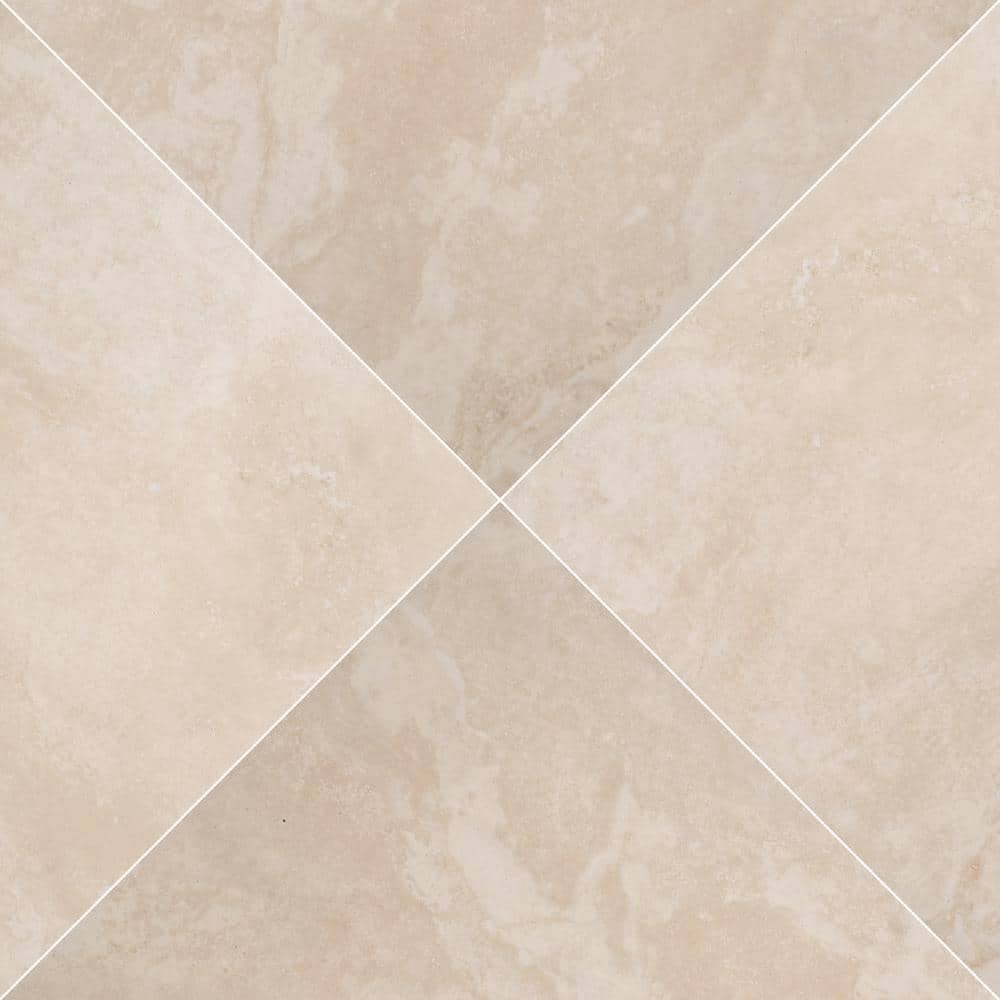MSI Isabela Ivory 24 in. x 24 in. Matte Porcelain Stone Look Paver (56 sq. ft./pallet)