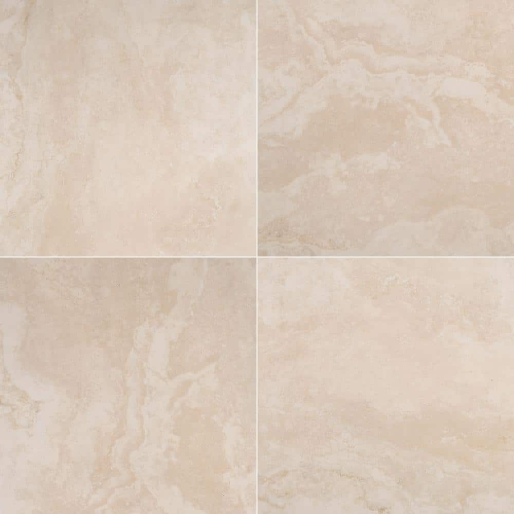 MSI Isabela Ivory 24 in. x 24 in. Matte Porcelain Stone Look Paver (56 sq. ft./pallet)