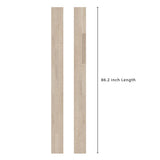 Baltic Wood Ivory and Cream European Oak 1/2 in. T x 7.2 in. W Wire Brushed Engineered Hardwood Flooring (38.6 sqft/case)