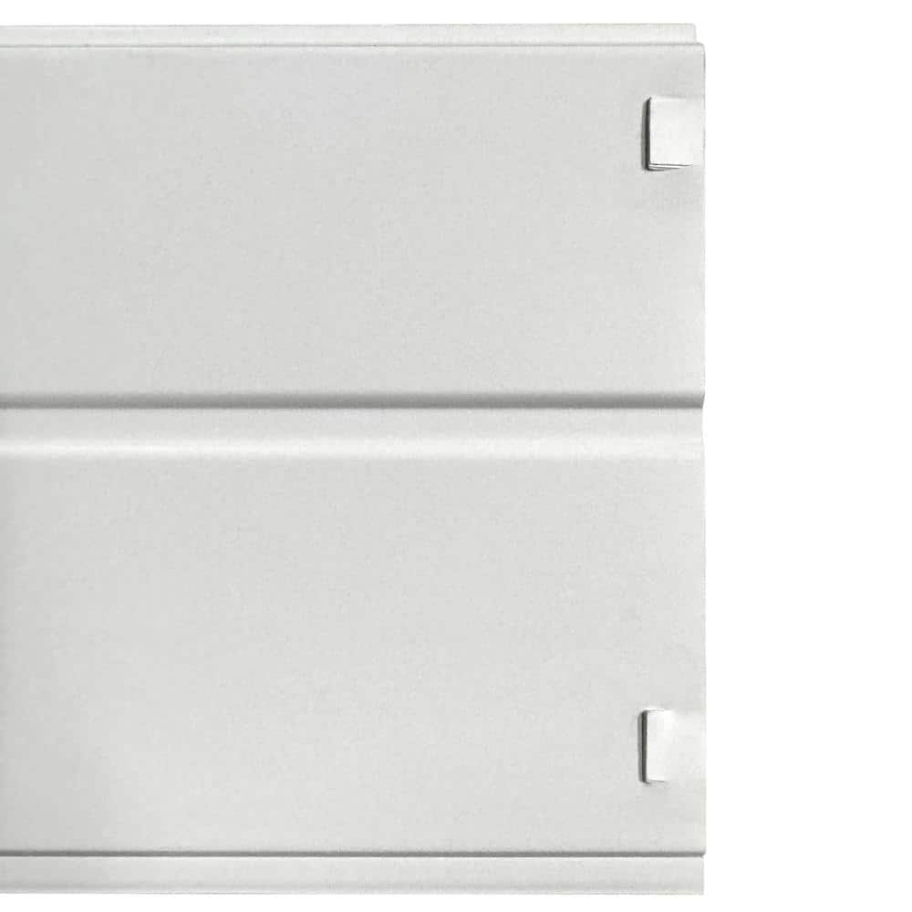 CREATIVE SURFACES 6 ft. x 6 ft. White Ivory Vinyl Privacy Fence Panel