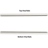 CREATIVE SURFACES 6 ft. x 6 ft. White Ivory Vinyl Privacy Fence Panel